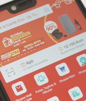 Cara kredit hp di shopee lewat indomaret