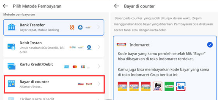 Cara Bayar Lazada di Indomaret