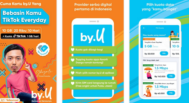 Cara Beli Kartu By U Di Indomaret
