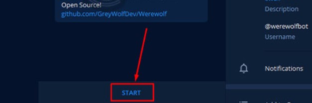 cara ganti bahasa werewolf telegram