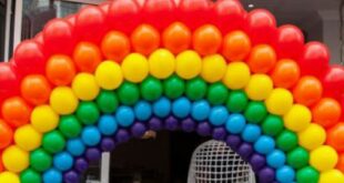 Cara membuat gerbang dari balon