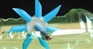 cara membuat kincir air dari botol aqua 1 liter